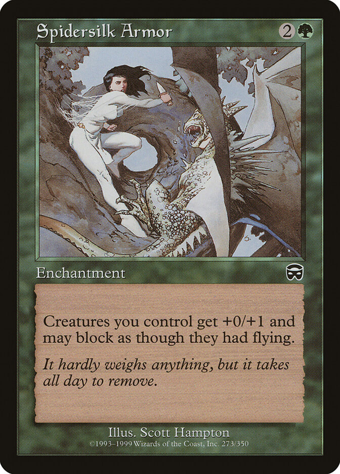 Spidersilk Armor — Mercadian Masques 273/350