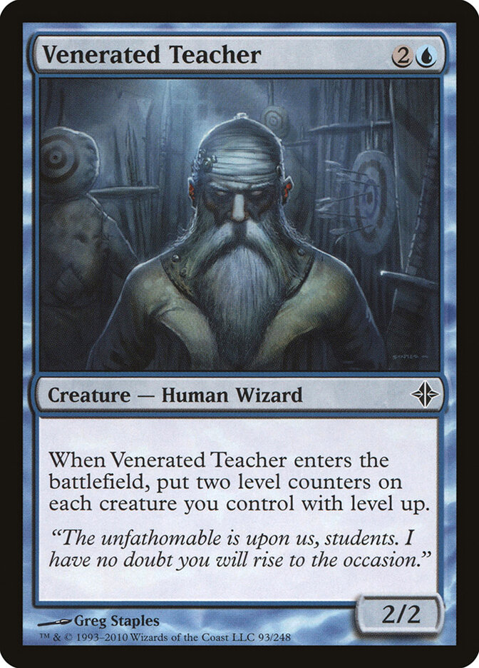 Venerated Teacher — Rise of the Eldrazi 93/248