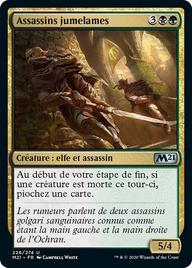 Assassins jumelames — Core Set 2021 226/397