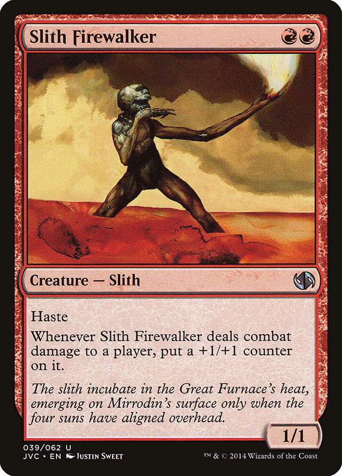 Slith Firewalker — Duel Decks Anthology: Jace vs. Chandra 39/62