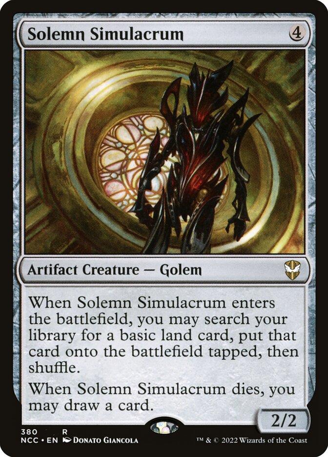 Solemn Simulacrum — New Capenna Commander 380/447