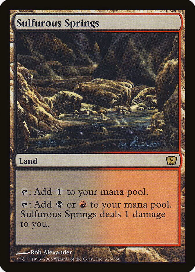 Sulfurous Springs — Ninth Edition 325★/709
