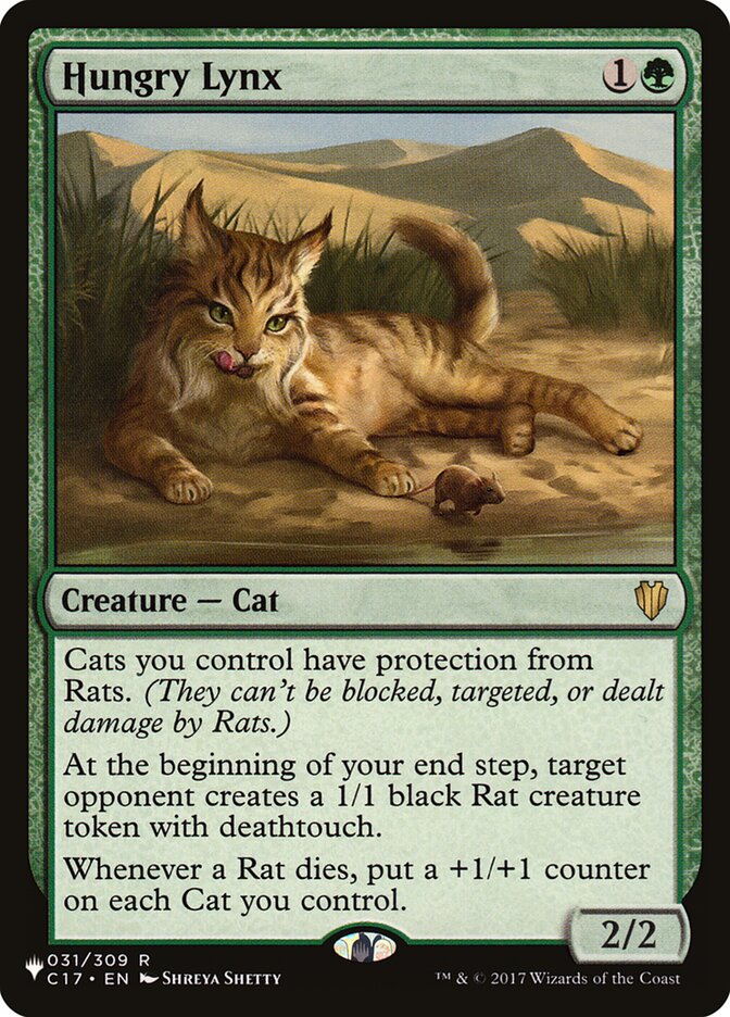 Hungry Lynx — The List C17-31/5581