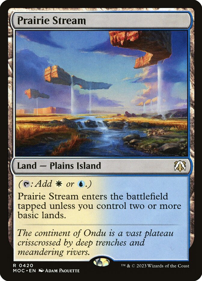 Prairie Stream — March of the Machine Commander 420/450