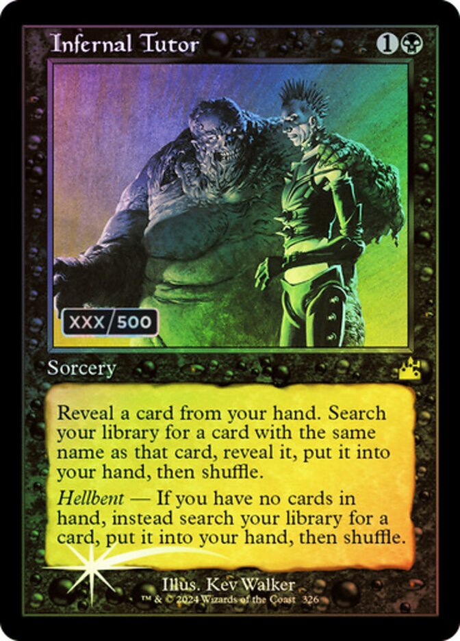 Infernal Tutor — Ravnica Remastered 326z/531