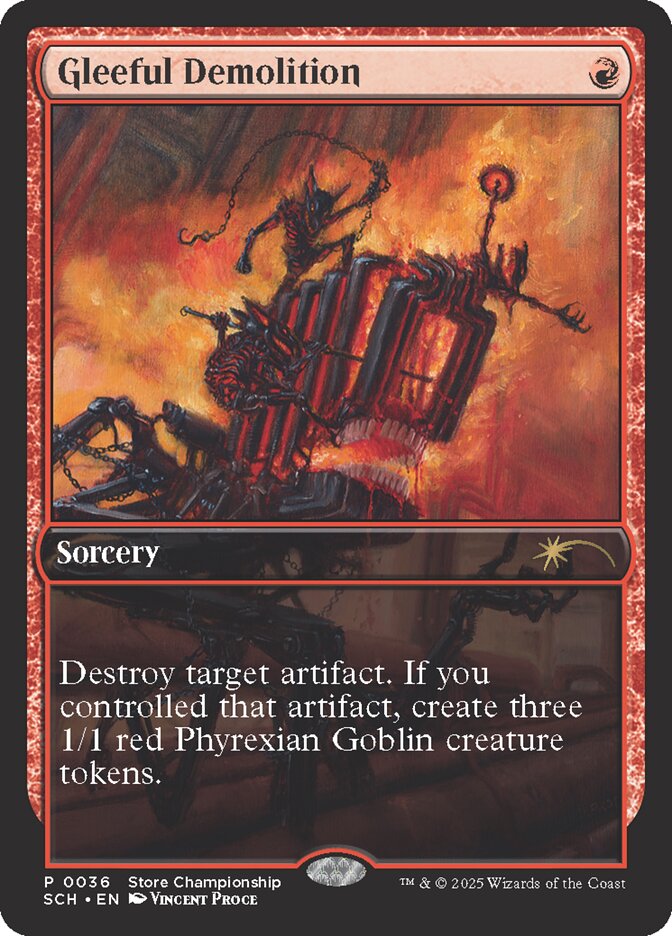 Gleeful Demolition — Store Championships 36/50