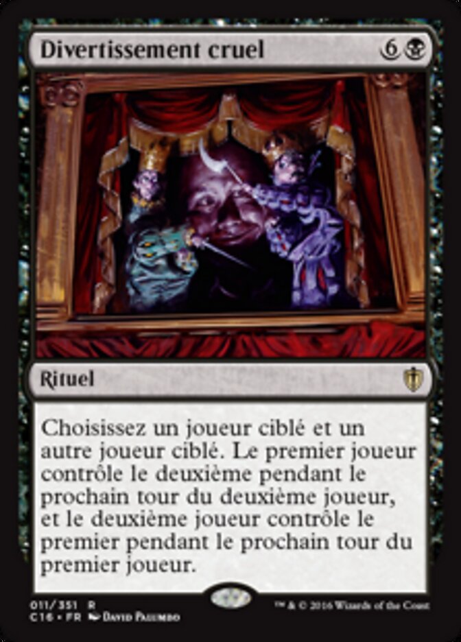 Divertissement cruel — Commander 2016 11/351