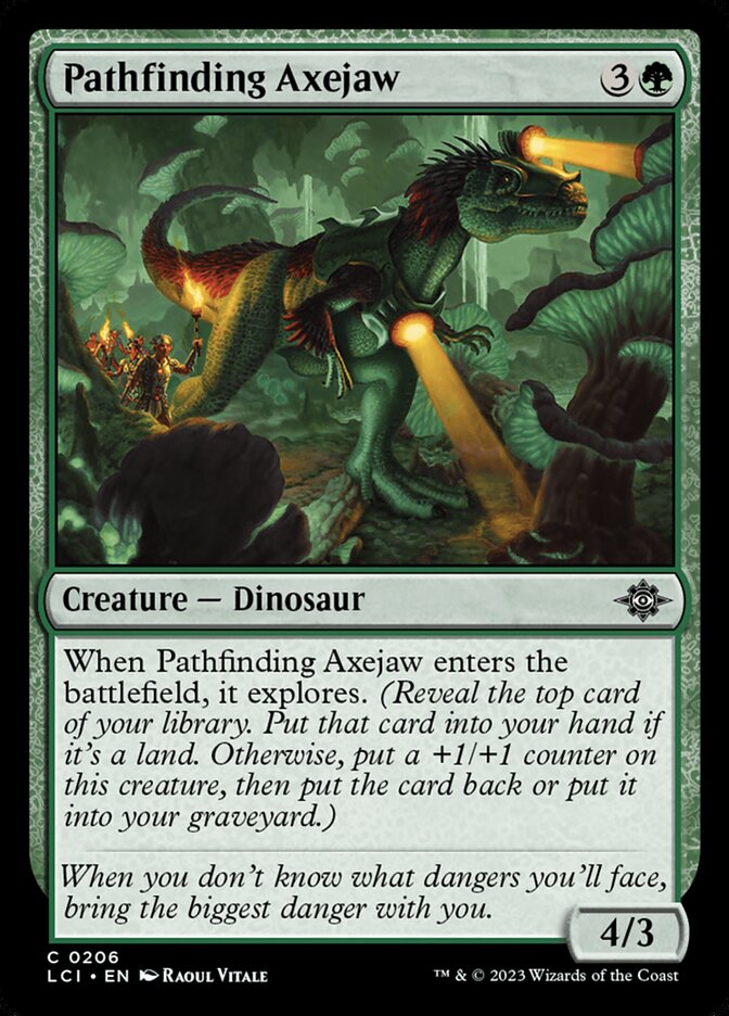 Pathfinding Axejaw — The Lost Caverns of Ixalan 206/416
