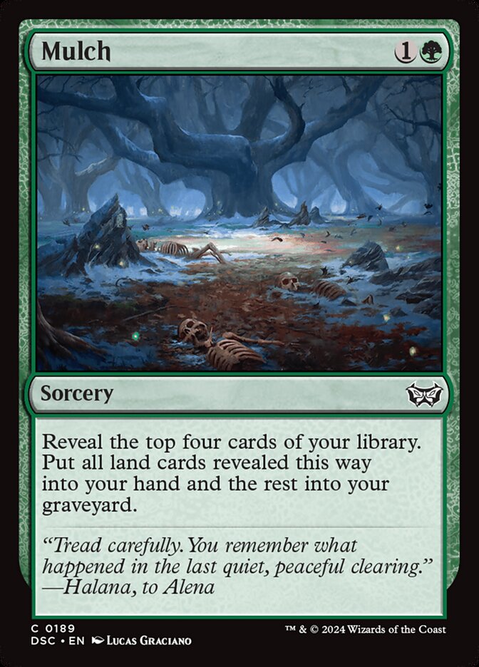 Mulch — Duskmourn: House of Horror Commander 189/373
