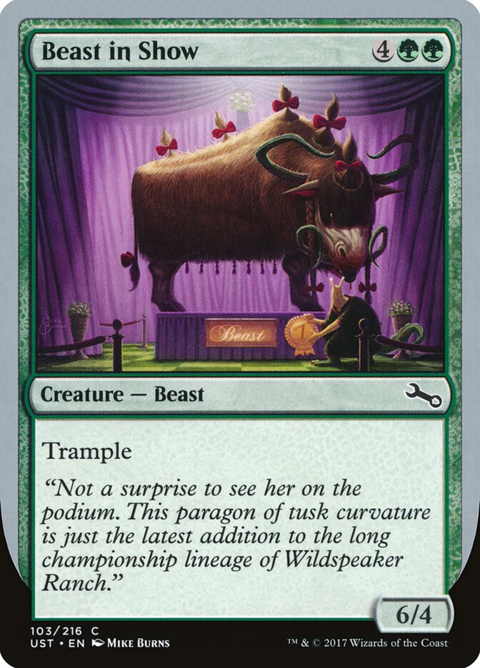 Beast in Show — Unstable 103d/268