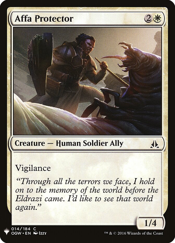 Affa Protector — The List OGW-14/5581