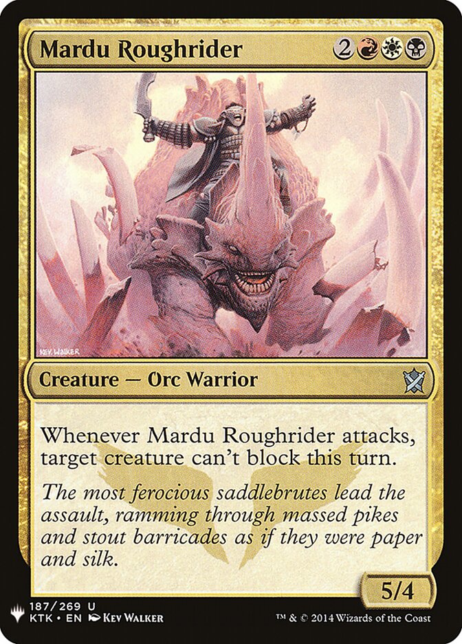 Mardu Roughrider — The List KTK-187/5581