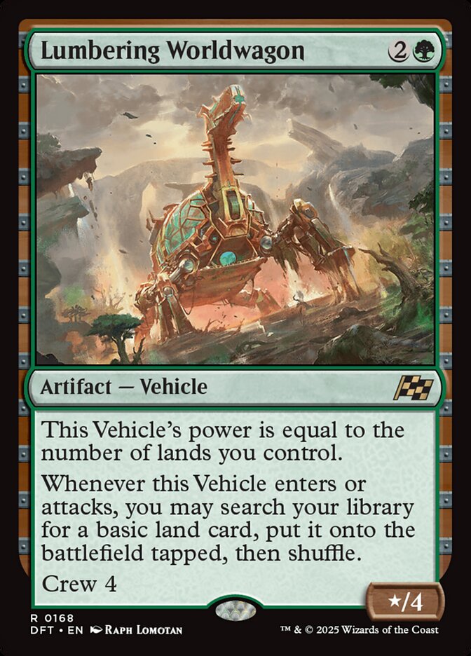 Lumbering Worldwagon — Aetherdrift 168/553