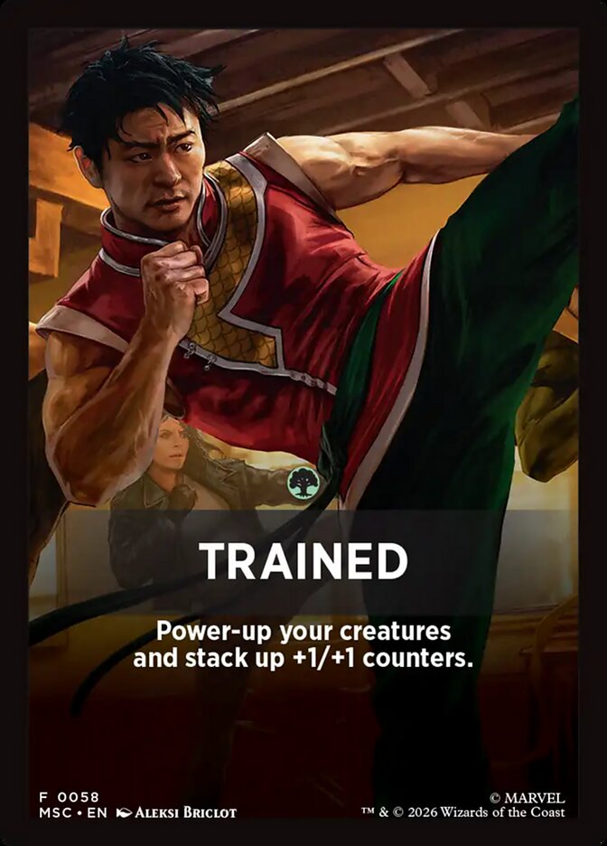 Trained — Marvel Super Heroes Jumpstart Front Cards 58/61