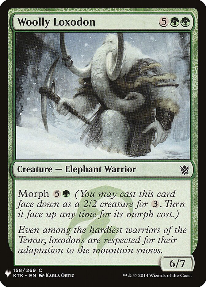 Woolly Loxodon — The List KTK-158/5581
