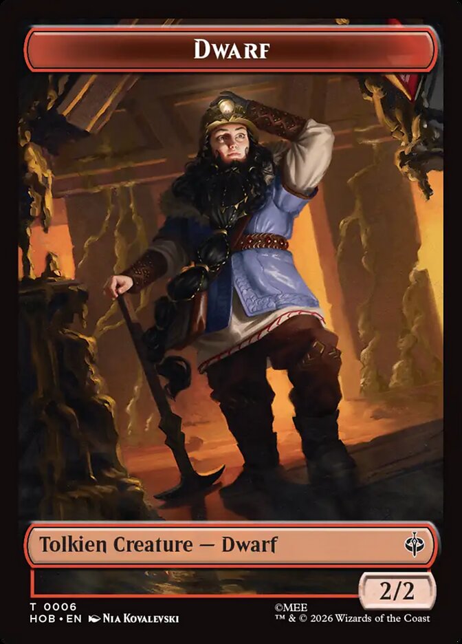 Dwarf — The Hobbit Tokens 6/15
