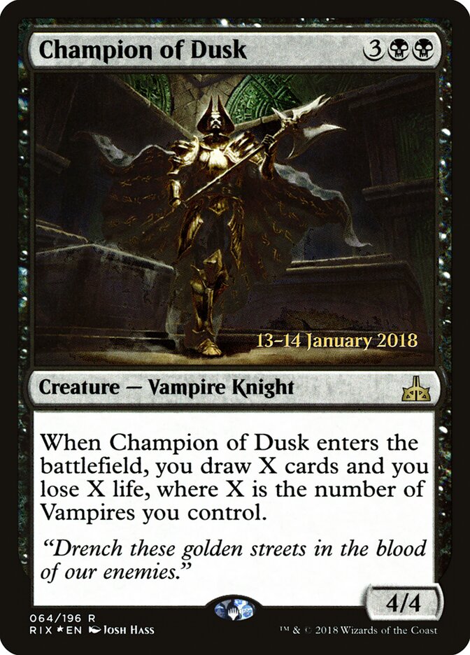 Champion of Dusk — Rivals of Ixalan Promos 64s/98