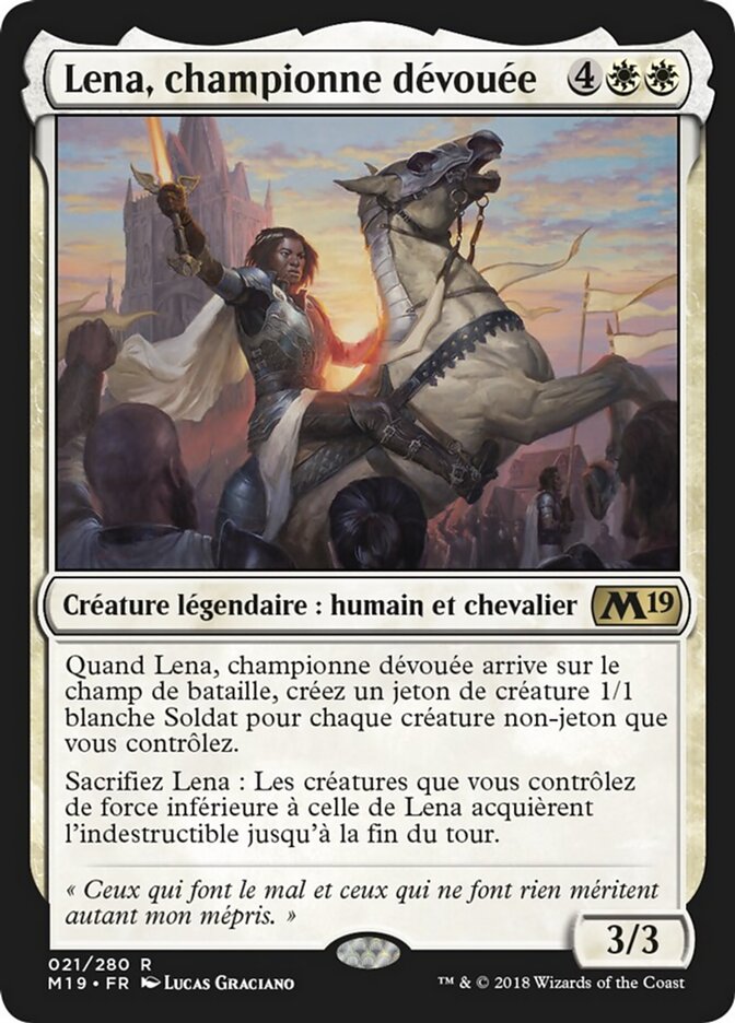 Lena, championne dévouée — Core Set 2019 21/314