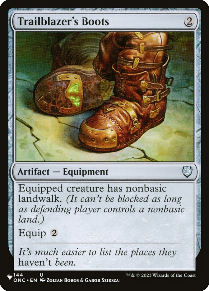 Trailblazer's Boots — The List ONC-144/5581