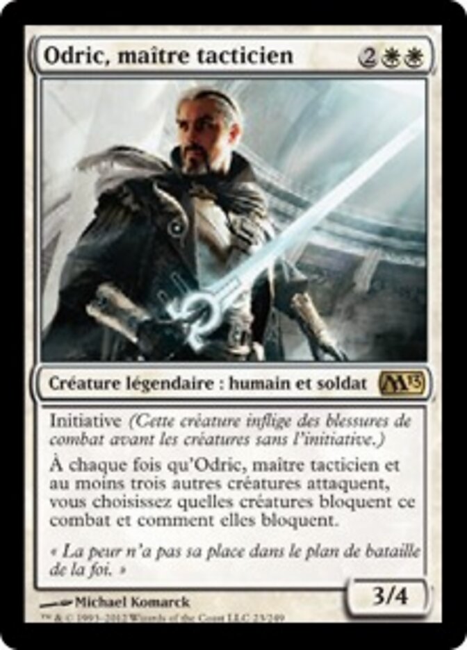 Odric, maître tacticien — Magic 2013 23/249