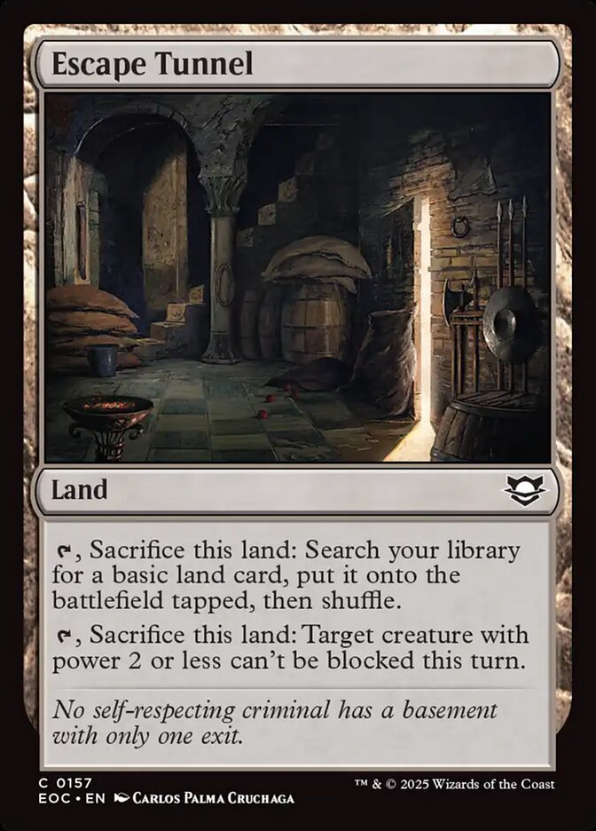 Tunnel d'évasion — Edge of Eternities Commander 157/191