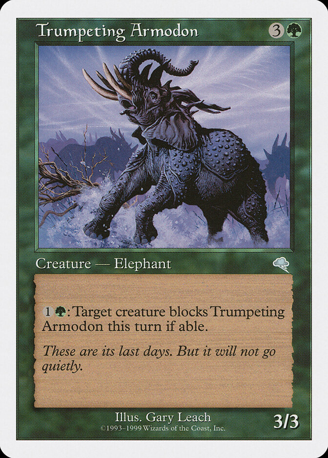 Trumpeting Armodon — Battle Royale Box Set 90/136