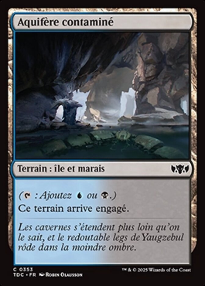 Aquifère contaminé — Tarkir: Dragonstorm Commander 353/413