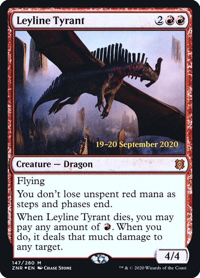 Leyline Tyrant — Zendikar Rising Promos 147s/153