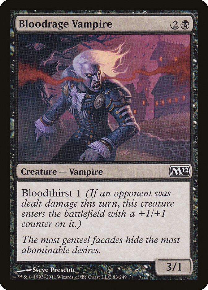 Bloodrage Vampire — Magic 2012 83/249