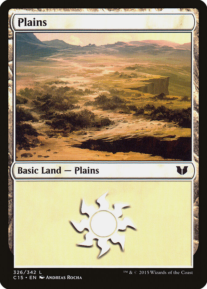 Plains — Commander 2015 326/342