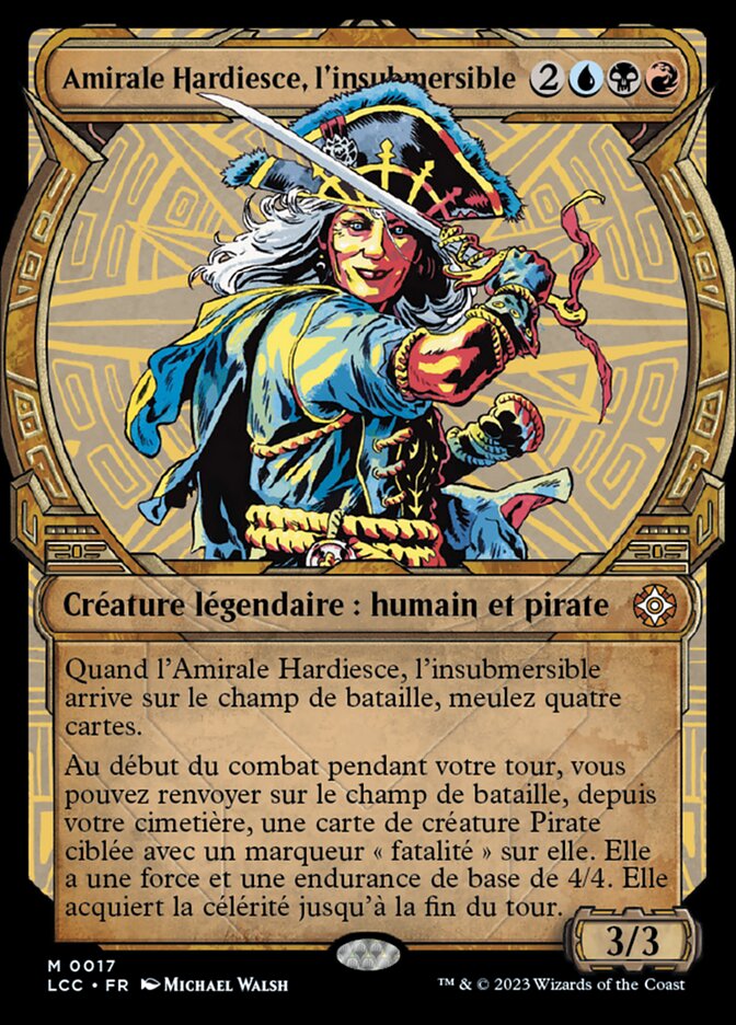 Amirale Hardiesce, l'insubmersible — The Lost Caverns of Ixalan Commander 17/370