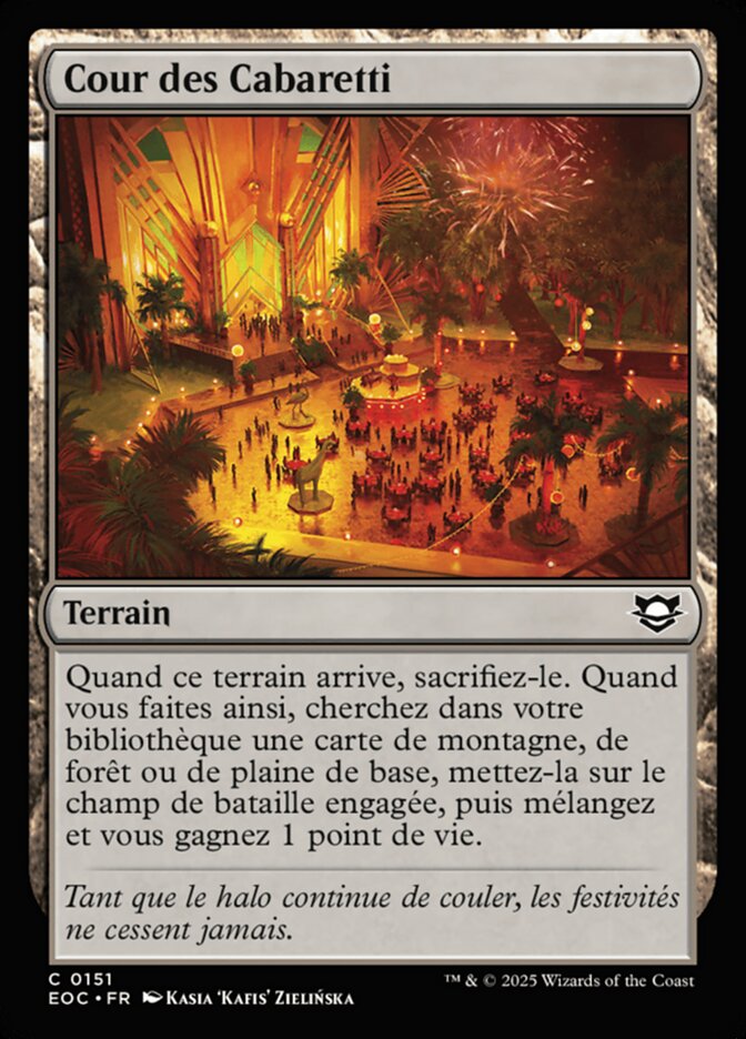 Cour des Cabaretti — Edge of Eternities Commander 151/191
