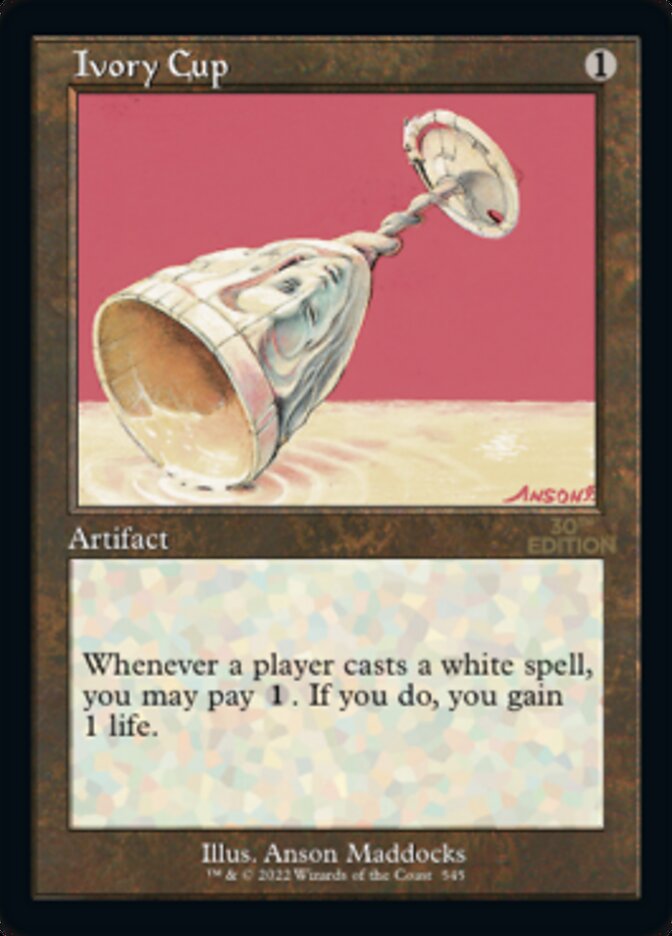 Ivory Cup — 30th Anniversary Edition 545/594