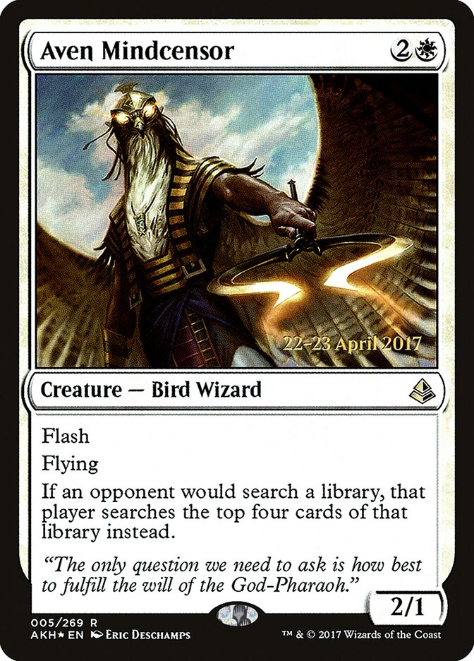 Aven Mindcensor — Amonkhet Promos 5s/77