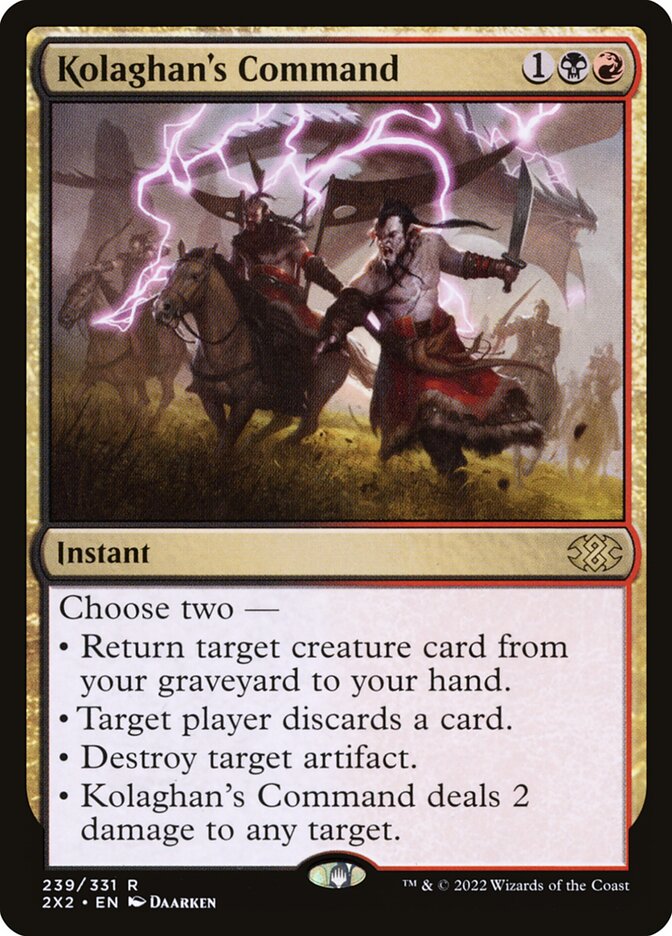 Kolaghan's Command — Double Masters 2022 239/579