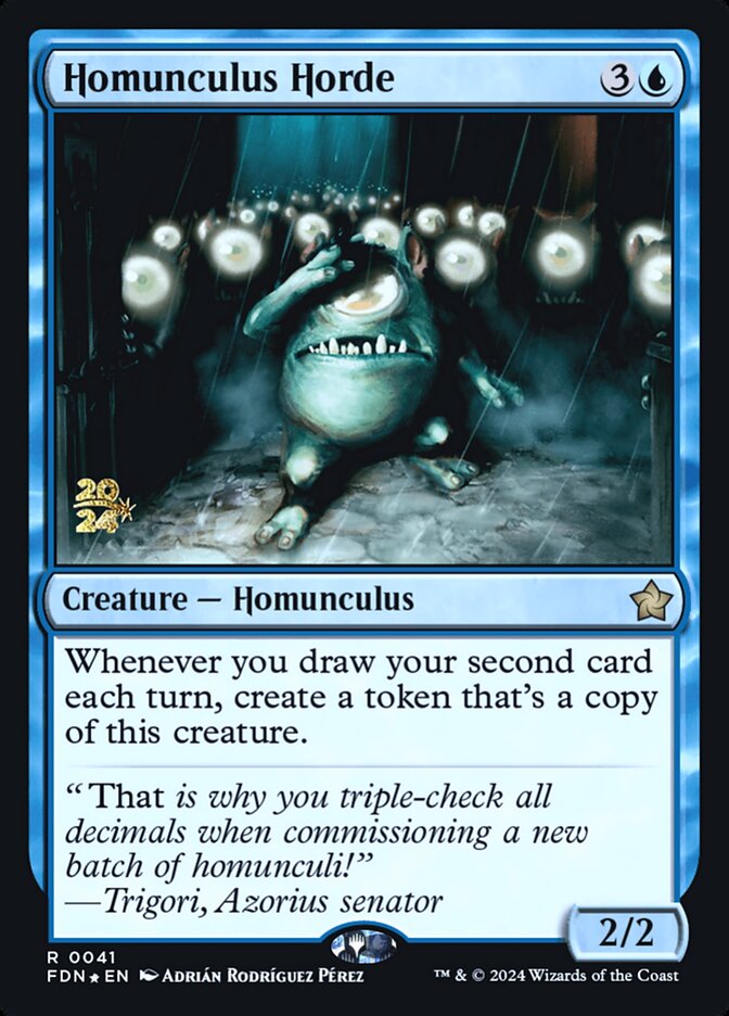 Homunculus Horde — Foundations Promos 41s/106
