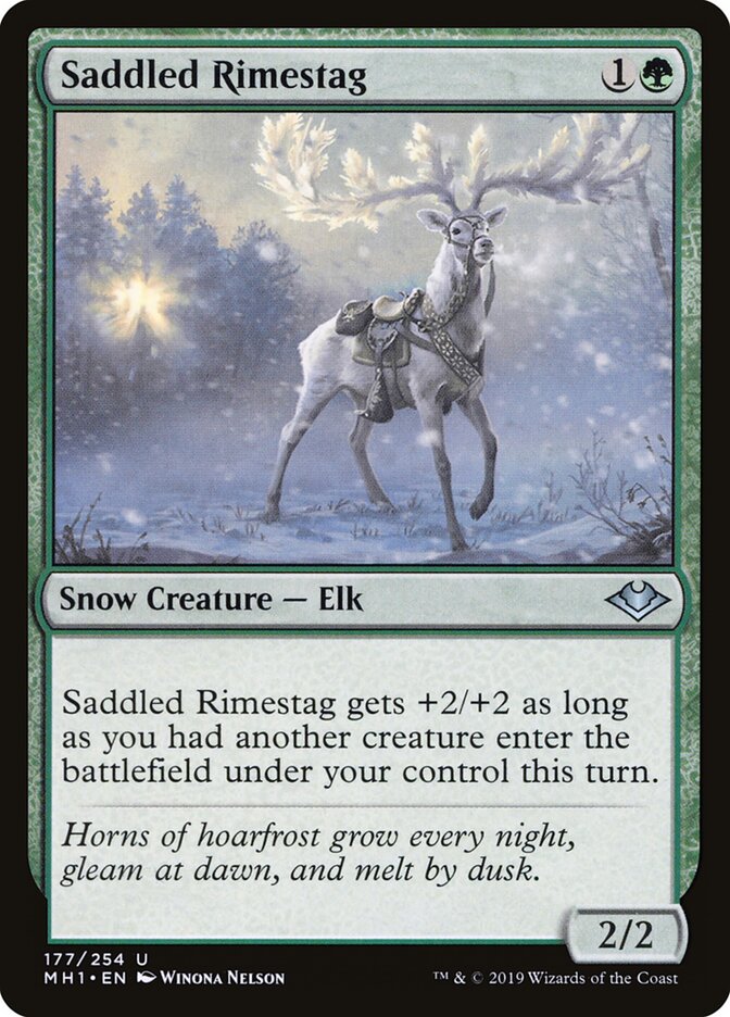 Saddled Rimestag — Modern Horizons 177/255