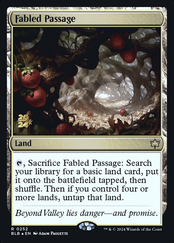 Fabled Passage — Bloomburrow Promos 252s/160