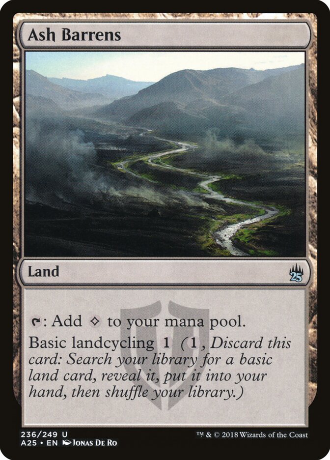 Ash Barrens — Masters 25 236/249