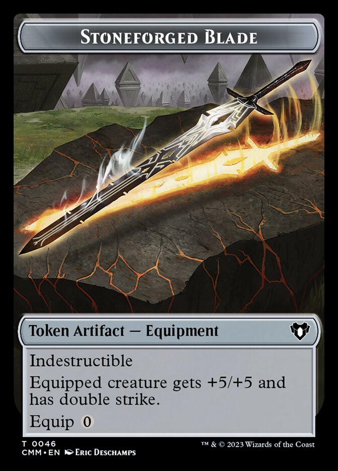 Stoneforged Blade — Commander Masters Tokens 46/81