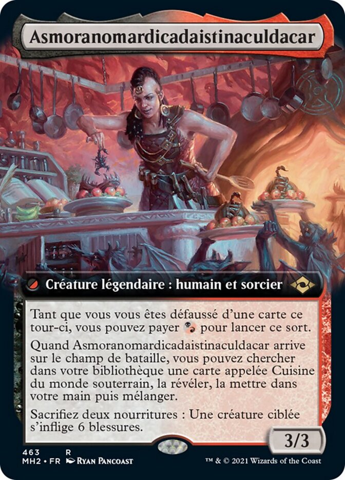 Asmoranomardicadaistinaculdacar — Modern Horizons 2 463/493