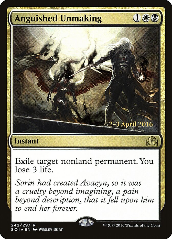 Anguished Unmaking — Shadows over Innistrad Promos 242s/89
