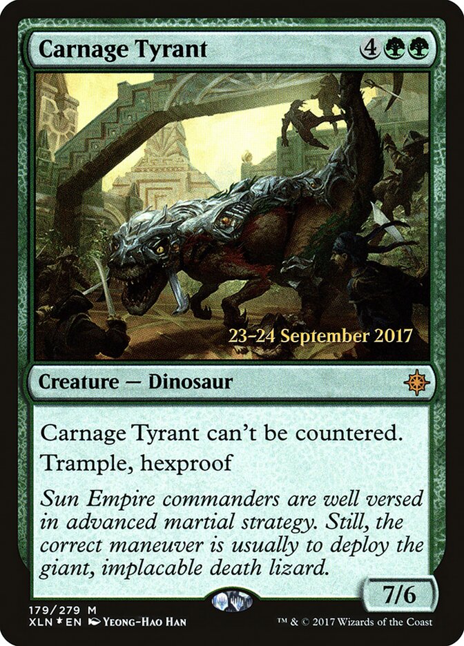Carnage Tyrant — Ixalan Promos 179s/120