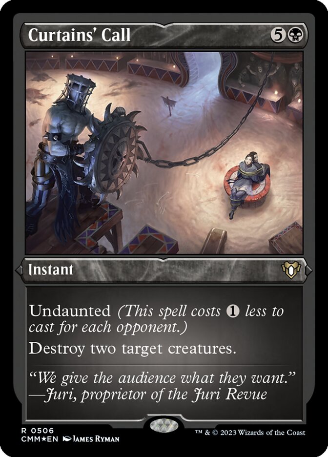 Curtains' Call — Commander Masters 506/1067