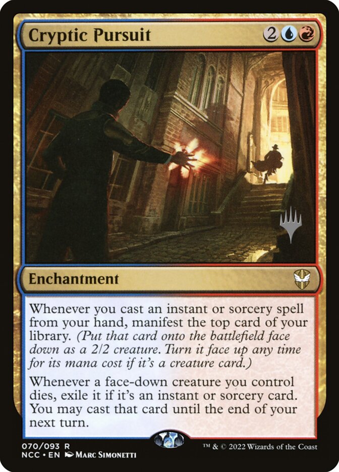 Cryptic Pursuit — New Capenna Commander Promos 70p/75