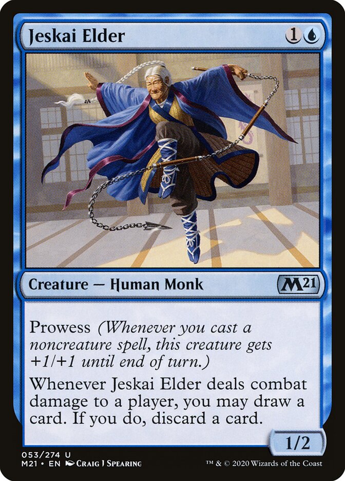 Jeskai Elder — Core Set 2021 53/397