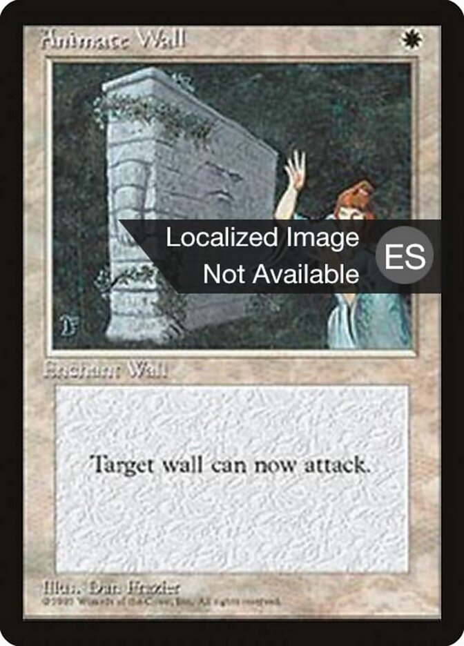 Animate Wall — Fourth Edition Foreign Black Border 4/378