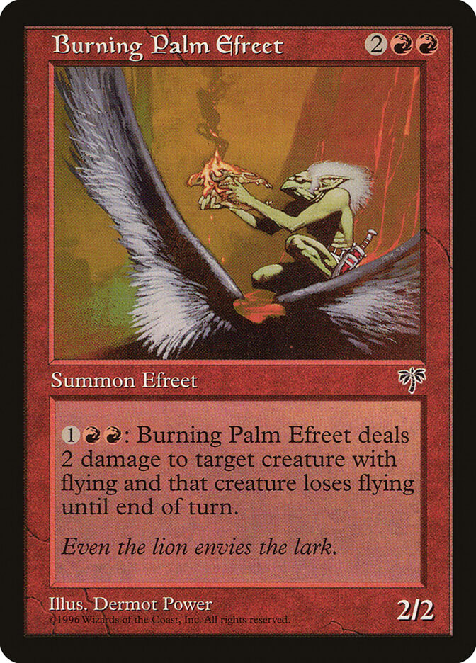 Burning Palm Efreet — Mirage 161/351