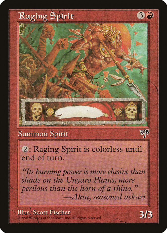 Raging Spirit — Mirage 188/351