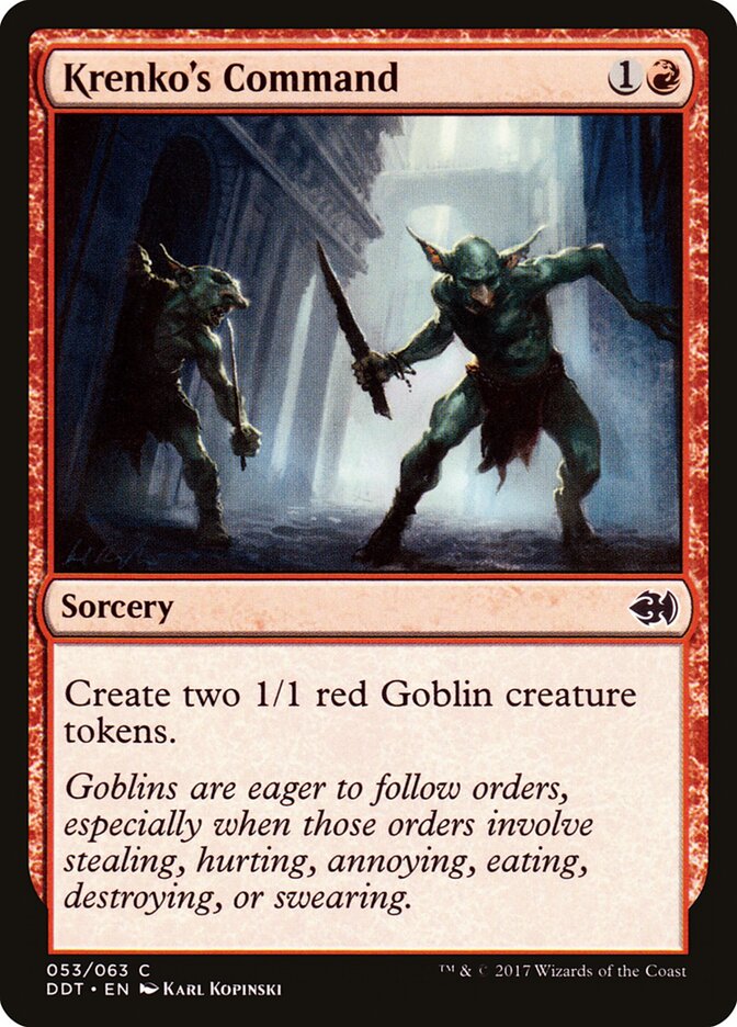 Krenko's Command — Duel Decks: Merfolk vs. Goblins 53/63